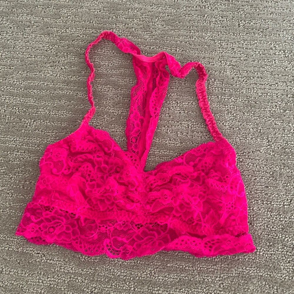 Racerback lace bralette